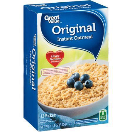 Potentially dangerous: Great Value Original Instant Oatmeal